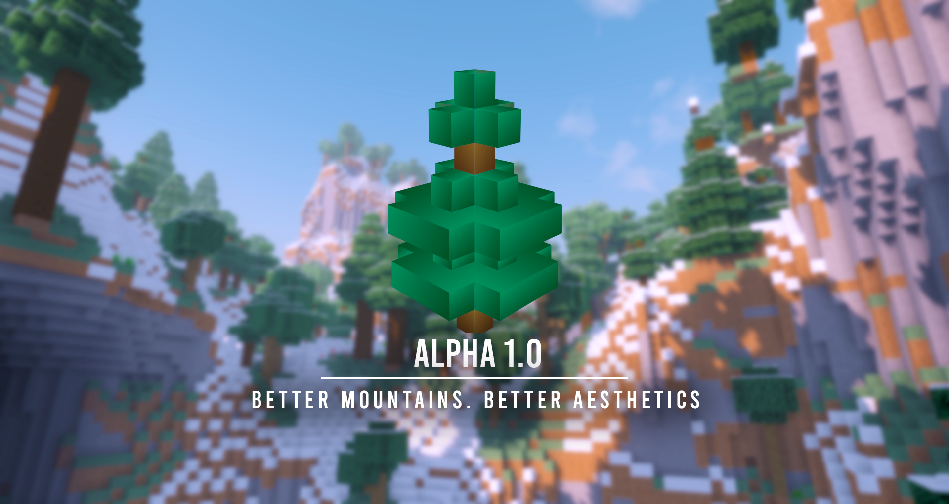 Aesthetic Mountains Screenshots - Customization - Minecraft