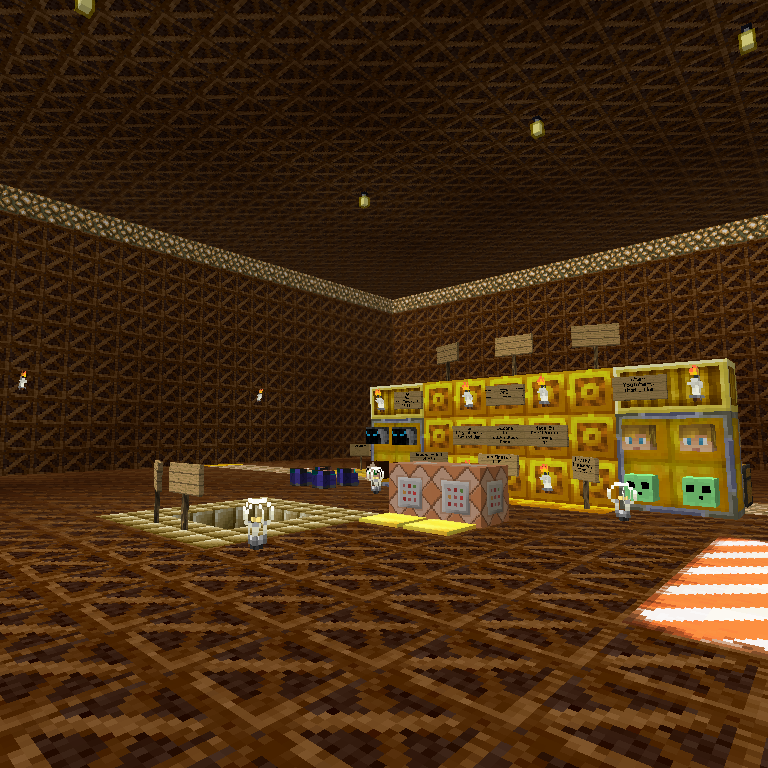 Lucky block race карта майнкрафт